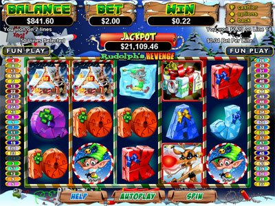 Один из новых слотов RTG Rudolphs Revenge